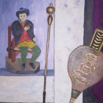 Peinture intitulée "Tam O'Shanter" par Alan Embrée Osler, Œuvre d'art originale, Huile