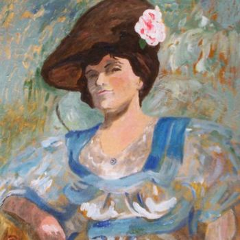 Peinture intitulée "After a Painting by…" par Alan Embrée Osler, Œuvre d'art originale, Huile