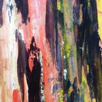 Peinture intitulée "LES VEUVES NOIRES" par Francine Barbaray, Œuvre d'art originale