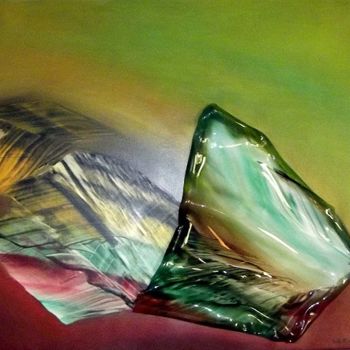 Painting titled "N° 922, 15F huile s…" by Vera De Rivales, Original Artwork, Oil