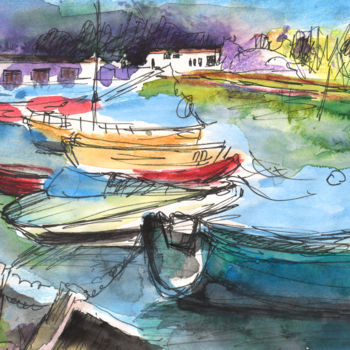 Painting titled "Albufera de Valenci…" by Miki De Goodaboom, Original Artwork, Oil