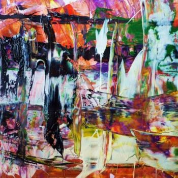 Painting titled "LE CENACLE DE LA LO…" by Francine Barbaray, Original Artwork