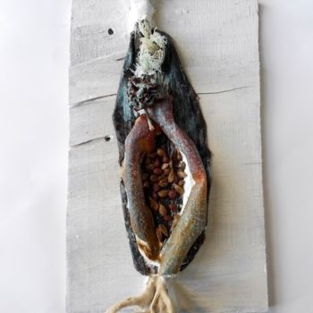 "59 - 25/12/11" başlıklı Tablo Valérie Thévenot tarafından, Orijinal sanat, Petrol