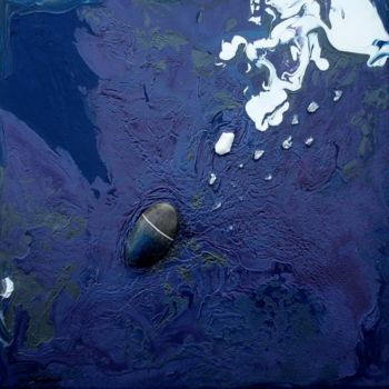 Painting titled "Thalassa 1 (50x50 c…" by Nathalia Chipilova, Original Artwork, Oil