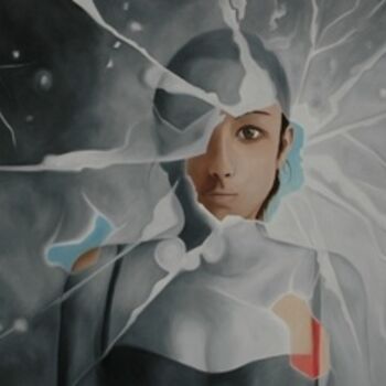 Painting titled "Break on through (t…" by Peter Seminck, Original Artwork, Oil
