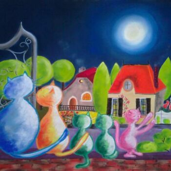 Drawing titled "Familia de El Gatit…" by Koki, Original Artwork, Other