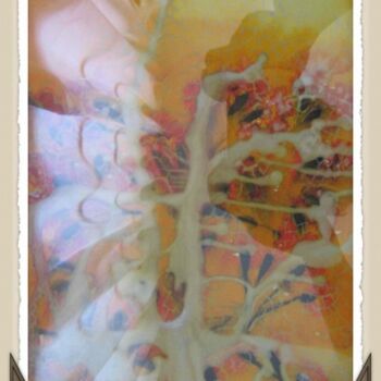 Peinture intitulée "Corail." par Mimia Lichani, Œuvre d'art originale