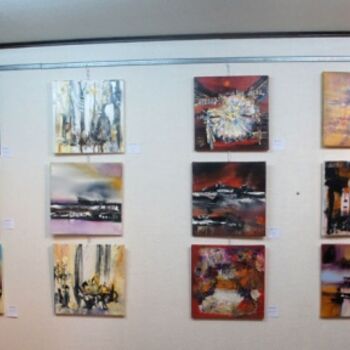 Peinture intitulée "retrospective6.jpg" par Muriel Cayet, Œuvre d'art originale