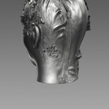 Sculpture intitulée "SILENE" par Sak, Œuvre d'art originale