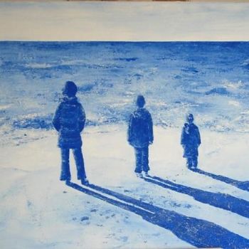 Ζωγραφική με τίτλο "CONTEMPLATION" από Stephanie Ledroit, Αυθεντικά έργα τέχνης