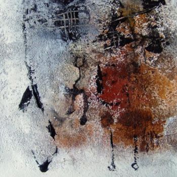 Peinture intitulée "Tant que l'eau coul…" par Isabelle Mignot, Œuvre d'art originale, Huile