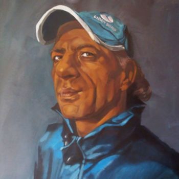 Painting titled "hamid.zwolle.JPG" by Paulus Hoffman, Original Artwork, Oil
