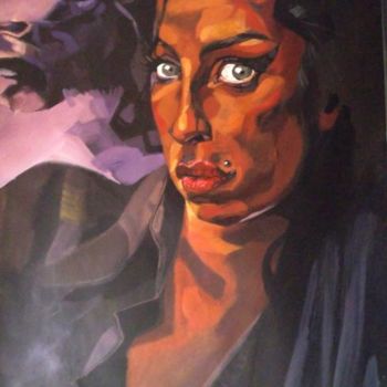 Schilderij getiteld "artmajeur.com.JPG" door Paulus Hoffman, Origineel Kunstwerk, Olie