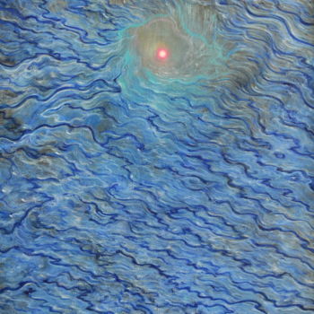 Peinture intitulée "THE EYE OF THE BEHO…" par Artur Pashkov, Œuvre d'art originale, Huile