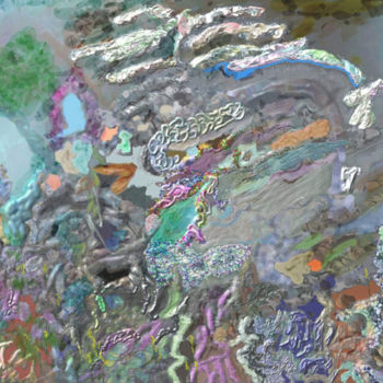 Arte digitale intitolato "The lonely woods ar…" da Richard Raveen Chester, Opera d'arte originale, Pittura digitale