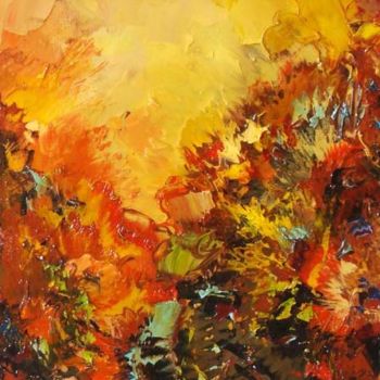 Painting titled "Mount Carmel" by Pavel Guzenko, Original Artwork, Oil