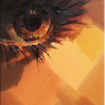 Painting titled "Twinkling Eyes 3" by Pavel Guzenko, Original Artwork, Oil