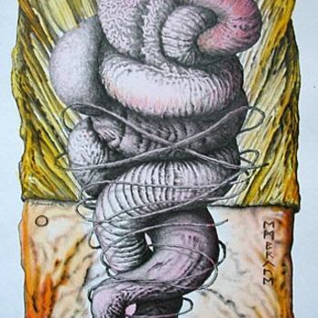 Dessin intitulée "Embrace" par Tim Seaward, Œuvre d'art originale, Autre