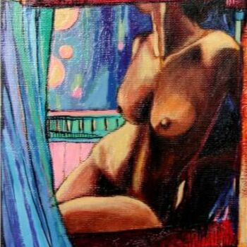 Peinture intitulée "Au matin..." par Catherine Suchocka, Œuvre d'art originale