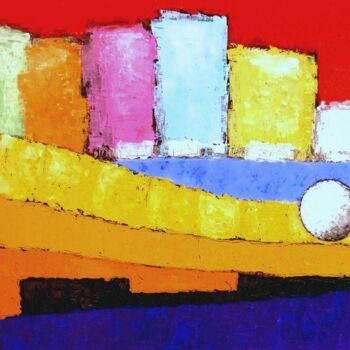 Peinture intitulée "Gratitude" par Jacqueline Pizano, Œuvre d'art originale, Acrylique