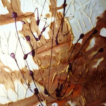 Painting titled "LES FLECHES D'EROS…" by Francine Barbaray, Original Artwork