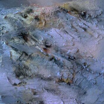 Pintura intitulada "Souffle de granit" por Muriel Cayet, Obras de arte originais