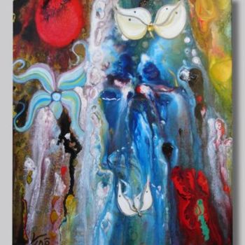 Pittura intitolato "Cascata" da Vidà, Opera d'arte originale