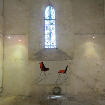 제목이 "Two Orange Chairs"인 사진 Sophie Cordery로, 원작