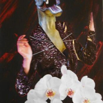 Collages intitulée "Do you remember me ?" par Nelly Sanchez, Œuvre d'art originale