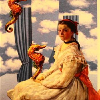 Collages intitulée "Printemps" par Nelly Sanchez, Œuvre d'art originale