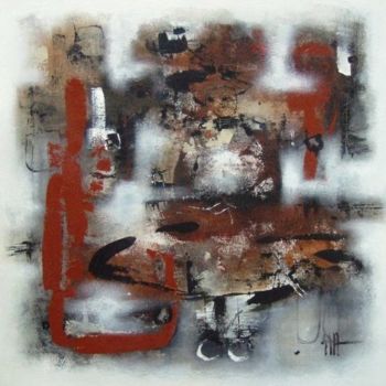 Peinture intitulée "Tant que l'eau coul…" par Isabelle Mignot, Œuvre d'art originale, Huile