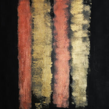 Painting titled "LES TOURS" by Jean-Marc Philippe (Jimpy), Original Artwork, Oil