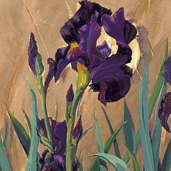 图画 标题为“Iris I” 由Robin Mols, 原创艺术品