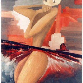 Malerei mit dem Titel "In love" von Aijaz Qaisar, Original-Kunstwerk, Öl