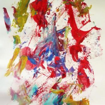 Peinture intitulée "LES JACASSERIES DE…" par Francine Barbaray, Œuvre d'art originale