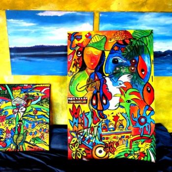 Ζωγραφική με τίτλο "delfin_pinturas_016…" από Georg Kiehn, Αυθεντικά έργα τέχνης