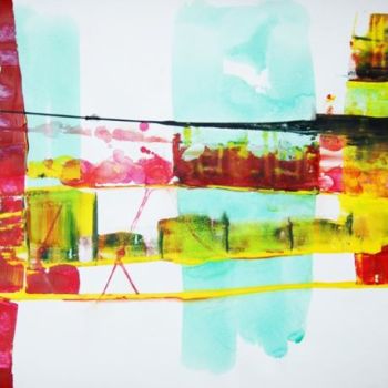Painting titled "Abstract #2" by Dmitri Matkovsky, Original Artwork, Oil