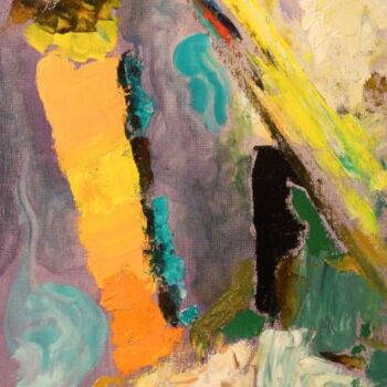 Peinture intitulée "fond marin - 2" par Pierre Paszkowski, Œuvre d'art originale, Huile