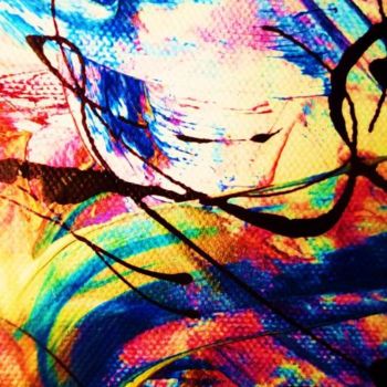 Peinture intitulée "LE SEIGNEUR DU CREP…" par Francine Barbaray, Œuvre d'art originale, Huile