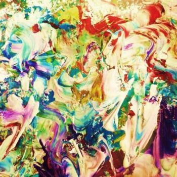 Peinture intitulée "LES FAUX HASARDS -…" par Francine Barbaray, Œuvre d'art originale, Huile