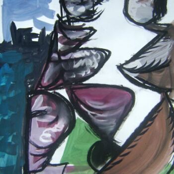 Zeichnungen mit dem Titel "Without title" von Roman Lasa, Original-Kunstwerk