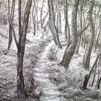 Dessin intitulée "D-F.A.-6." par Murielle Léger, Œuvre d'art originale, Autre