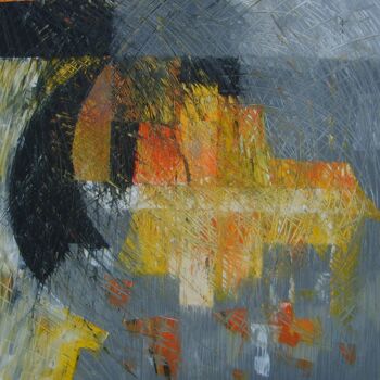 Peinture intitulée "ils étaient tous ve…" par Chamartin, Œuvre d'art originale, Huile