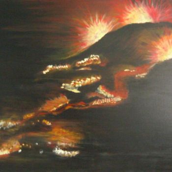 绘画 标题为“EXPLOSION” 由Dany Champeme, 原创艺术品, 油
