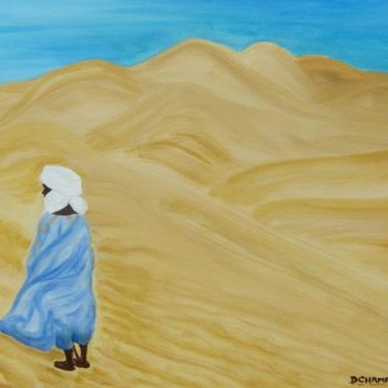 Peinture intitulée "MEDITATION" par Dany Champeme, Œuvre d'art originale, Huile