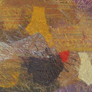 Peinture intitulée "grand désordre" par Chamartin, Œuvre d'art originale, Huile