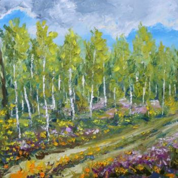 Peinture intitulée "Autumn palette knif…" par Rybakow Fine Art, Œuvre d'art originale, Huile