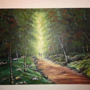 제목이 "forest"인 미술작품 Malgorzata Kuraczyk로, 원작, 아크릴