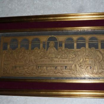 Printmaking titled "The Last Supper (Ce…" by Bruno Bertoldini Bruber, Original Artwork
