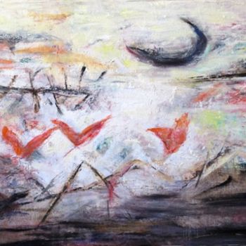 Malerei mit dem Titel "Retour vers le futur" von Aurel, Original-Kunstwerk